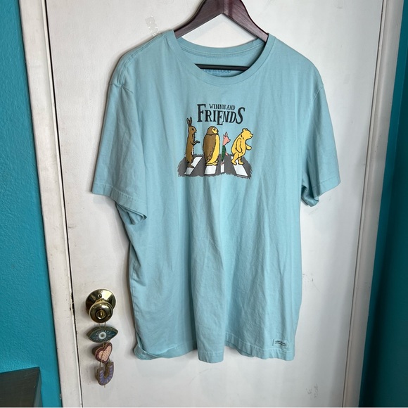 Life is good Winnie and friends beattles graphic t-shirt - Picture 1 of 5